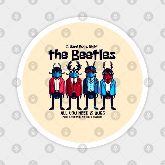 THE BEETLES Magnet by Fabrik